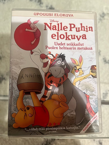 Disney Nalle Puhin elokuva DVD