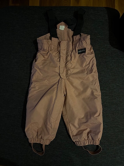 H&M lasten toppahousut koko 80 vaaleanpunainen polyesteri unisex