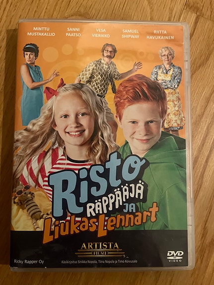 Risto Räppääjä ja liukas Lennart dvd-elokuva