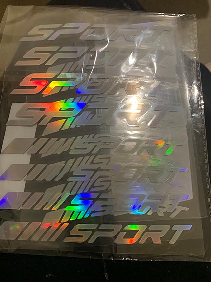 Sport holografiset tarrat autoon