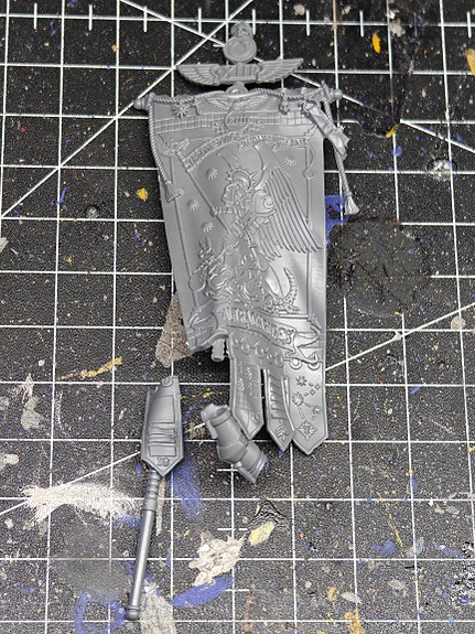 Warhammer 40k - Space Marines banner of Macragge