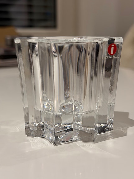 Iittala Tähti tuikkukippo kirkas lasi