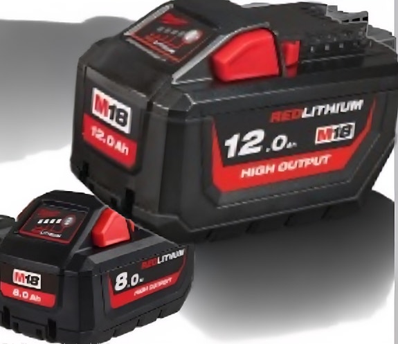 Ost. Milwaukee M18 akkuja 8ah ja 12ah