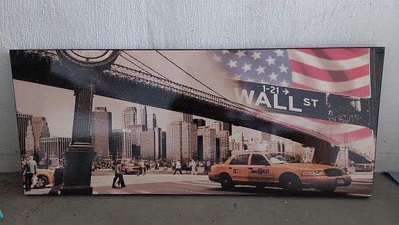 Sisustustaulu Wall Street