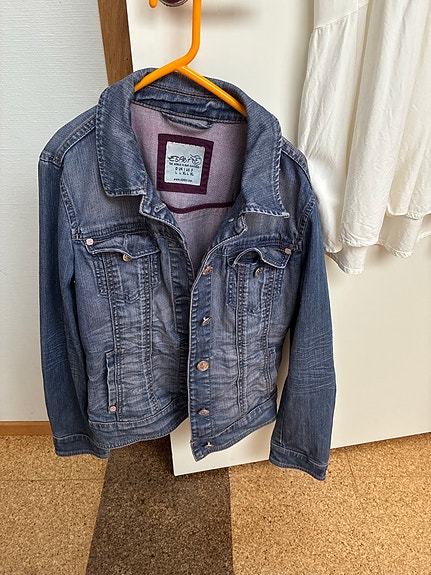 Esprit farkkutakki L sininen denim naisten
