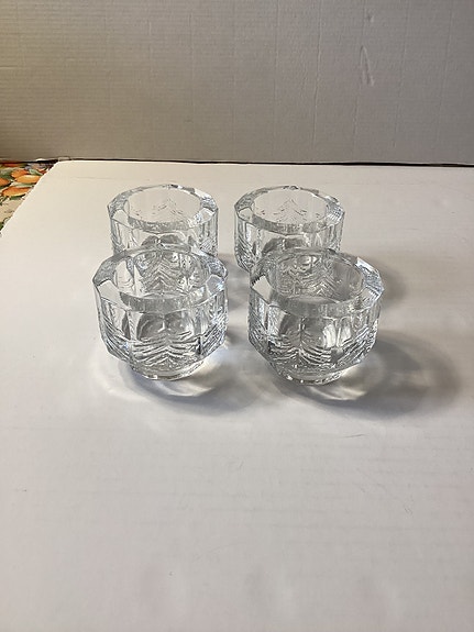 IITTALAN LASISET KUUSI tuikut ( 4 kpl ) * todella vintagea