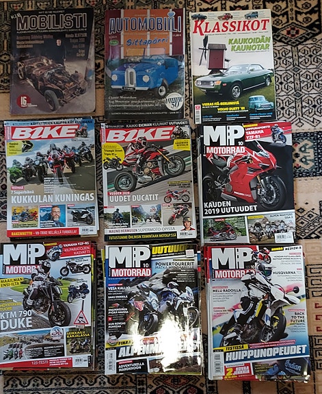 Mp Bike Mobilisti ym lehtiä