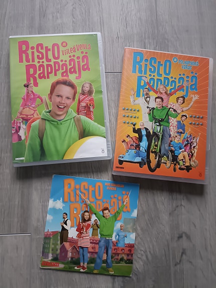 Risto räppääjä elokuvat 3kpl