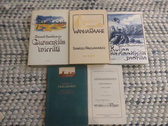 5 x Samuli Paulaharjun kirjoja