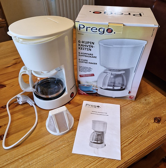 Prego kahvinkeitin, 6 kuppia