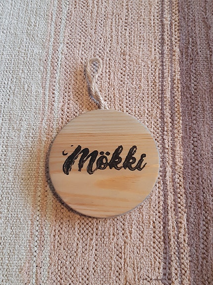 Mökki kyltti