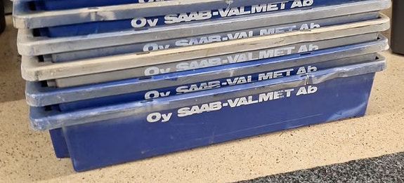 Saab Valmet säilytyslaatikot 4 kpl paketti