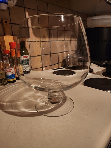 Iso lasimalja/-maljakko