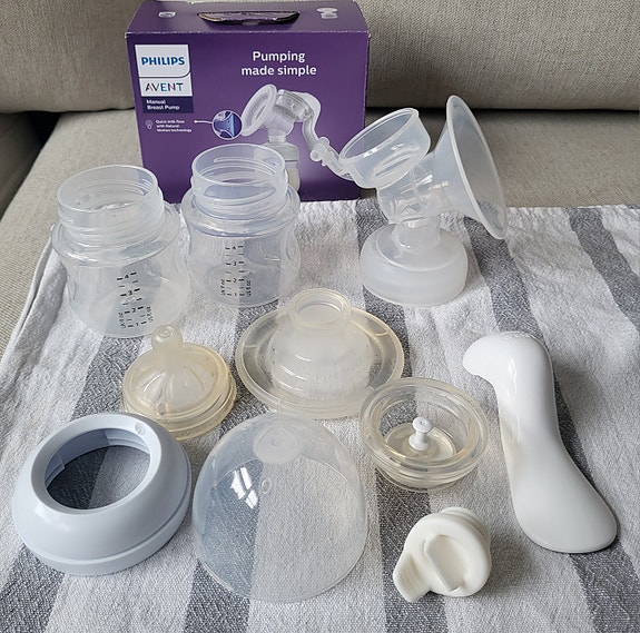 Philips Avent manuaalinen rintapumppu ja tuttipullo