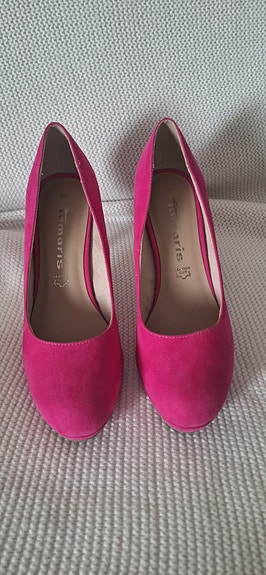 Tamaris korkokengät koko 39 pinkki