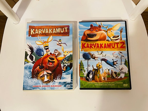 Karvakamut ja Karvakamut 2 DVD-elokuvat