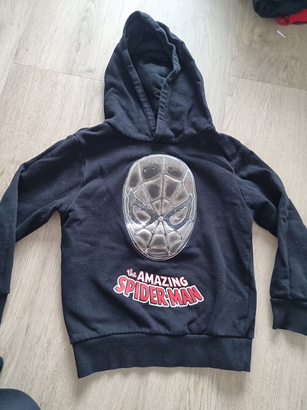 H&M spiderman huppari 110