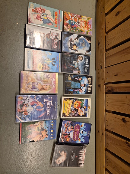 Lasten elokuvat vhs-kokoelma