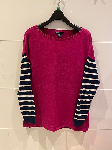 Pinkki neule, S