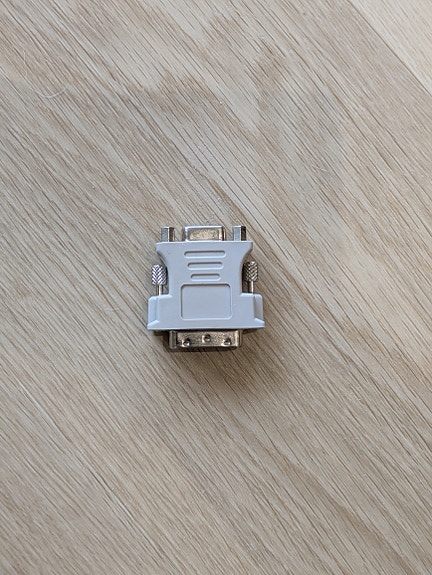DVI-A uros - VGA naaras -adapteri