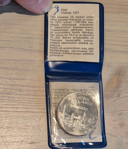 10 mk juhlaraha 1971 yleisurheilun EM-kisat