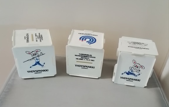 YHDUSPANKIN " SYP" MM 1983 Koottava rahalipas 7 € kpl