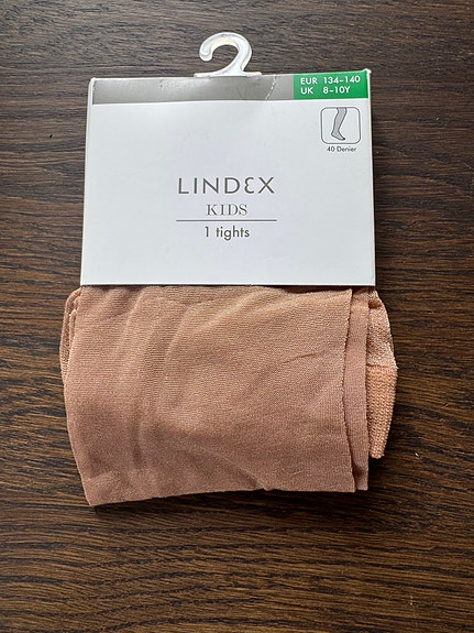 Lindex Kids lasten sukkahousut koko 134 beige polyamidi tytöt