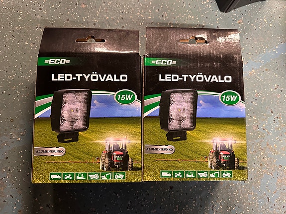 Eco LED-työvalo 15W 2kpl