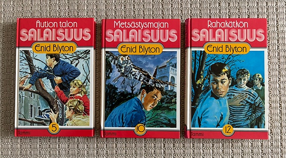 Enid Blyton Salaisuus kirjat 3 kpl
