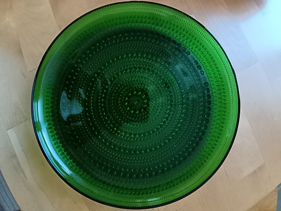 Kastehelmi vihreä lautanen 25 cm
