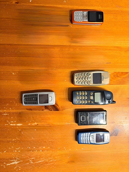 Retro Nokia puhelimet 6kpl