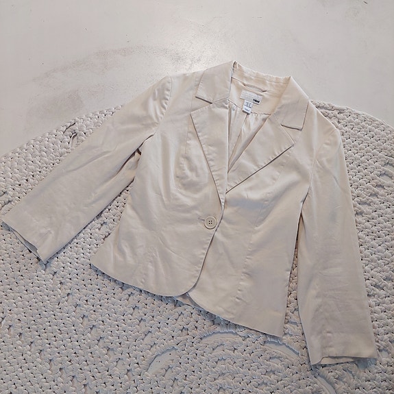 H&M beige jakku 34