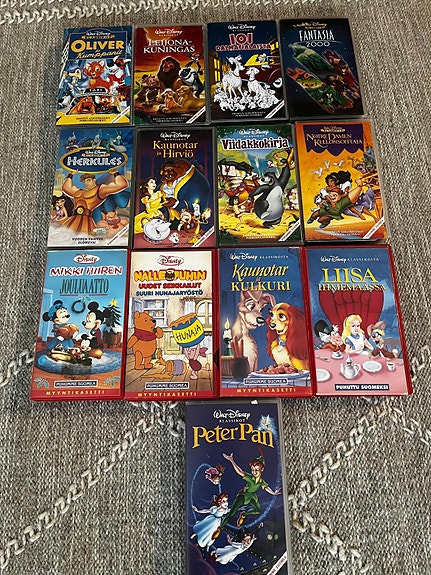 Disney elokuvat Vhs