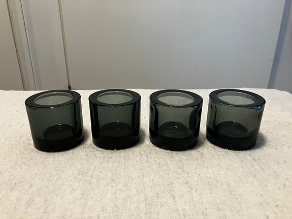 Iittala Marimekko Kivi kynttilälyhty 60 mm tummanharmaa