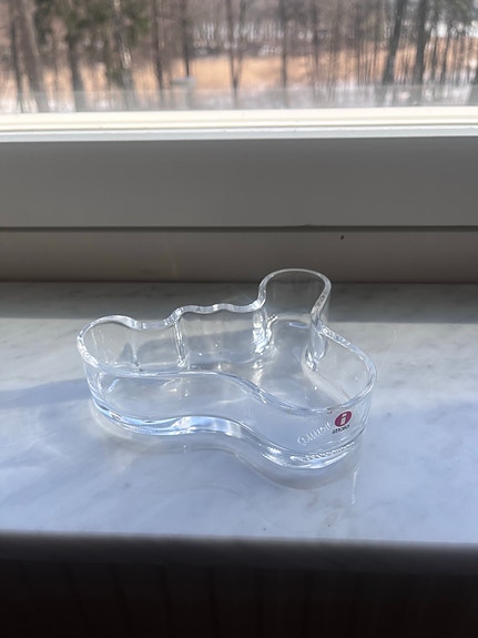 Iittala Alvar Aalto kirkas kynttilälyhty