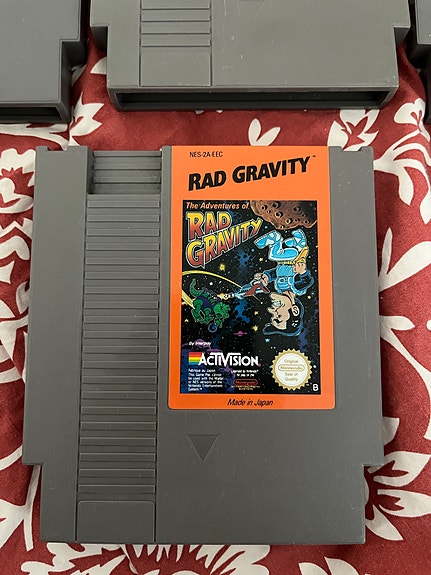 Activision Rad Gravity Nintendo 8-bit -peli