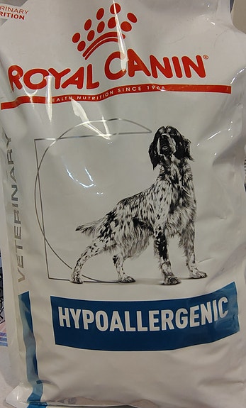 Royal Canin Hypoallergenic 2 kg, päiväys 11.6.2027