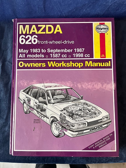 Haynes Mazda 626 etuveto korjausopas englanninkielinen