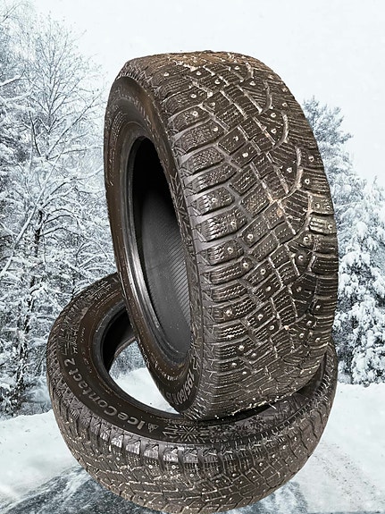 Nastarenkaat Continental Conti Ice Contact 2 DOT 2017 195/60 R15 92 T T 92