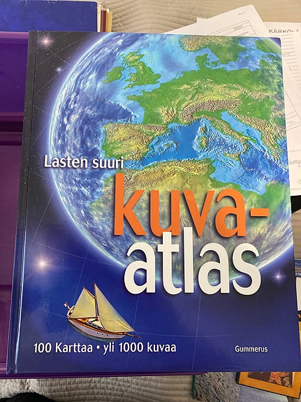 Lasten suuri kuva-atlas kirja, Gummerus