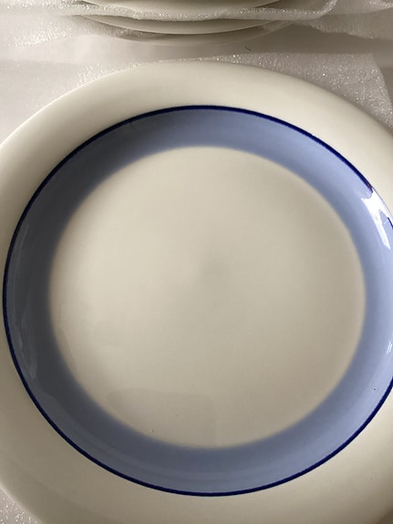 ARABIA PUDAS ARCTICA sarjan leipä/ salaatti lautaset. * ( 6 kpl )