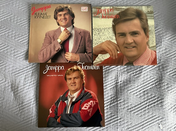 Jamppa Tuominen LP-levyt 3 kpl