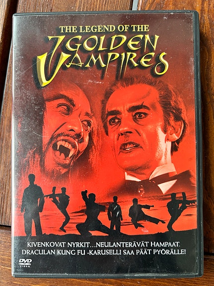 The Legend of the 7 Golden Vampires dvd-elokuva