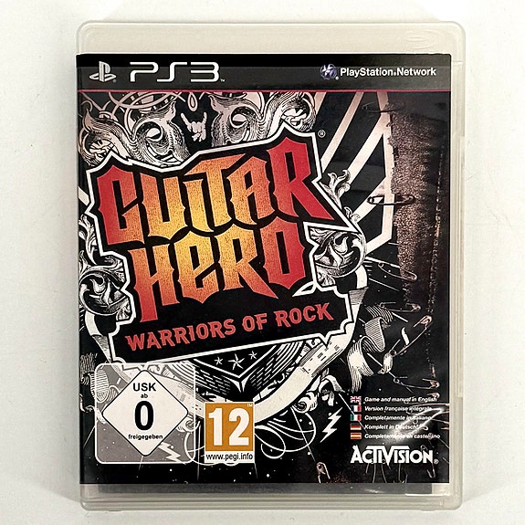 Guitar Hero Warriors Of Rock CIB Ps3