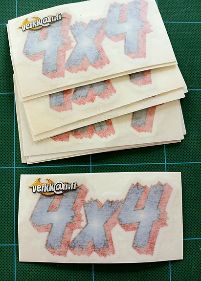 4 x 4, neliveto, 95x55