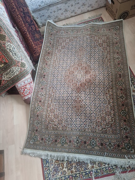 Iranilainen tabriz alueen käsintehty villa matto