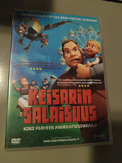 Keisarin salaisuus DVD animaatioelokuva