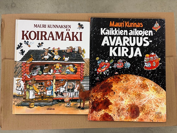 Mauri Kunnas Koiramäki ja Kaikkien aikojen avaruuskirja lastenkirjat