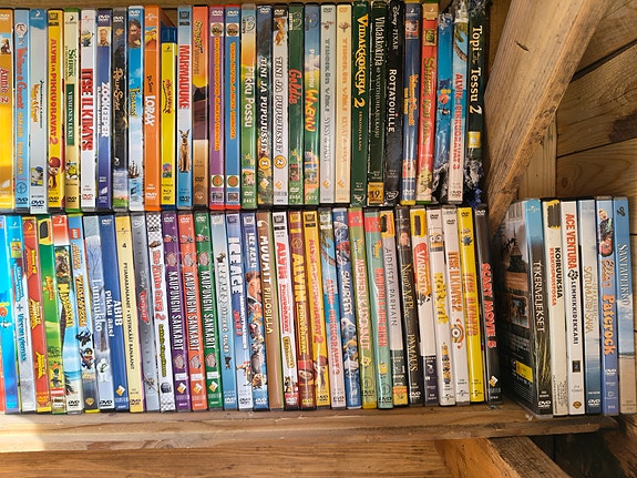 DVD leffat ja jumppa dvd
