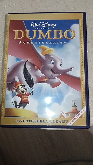 Disney Dumbo juhlajulkaisu DVD Walt Disney